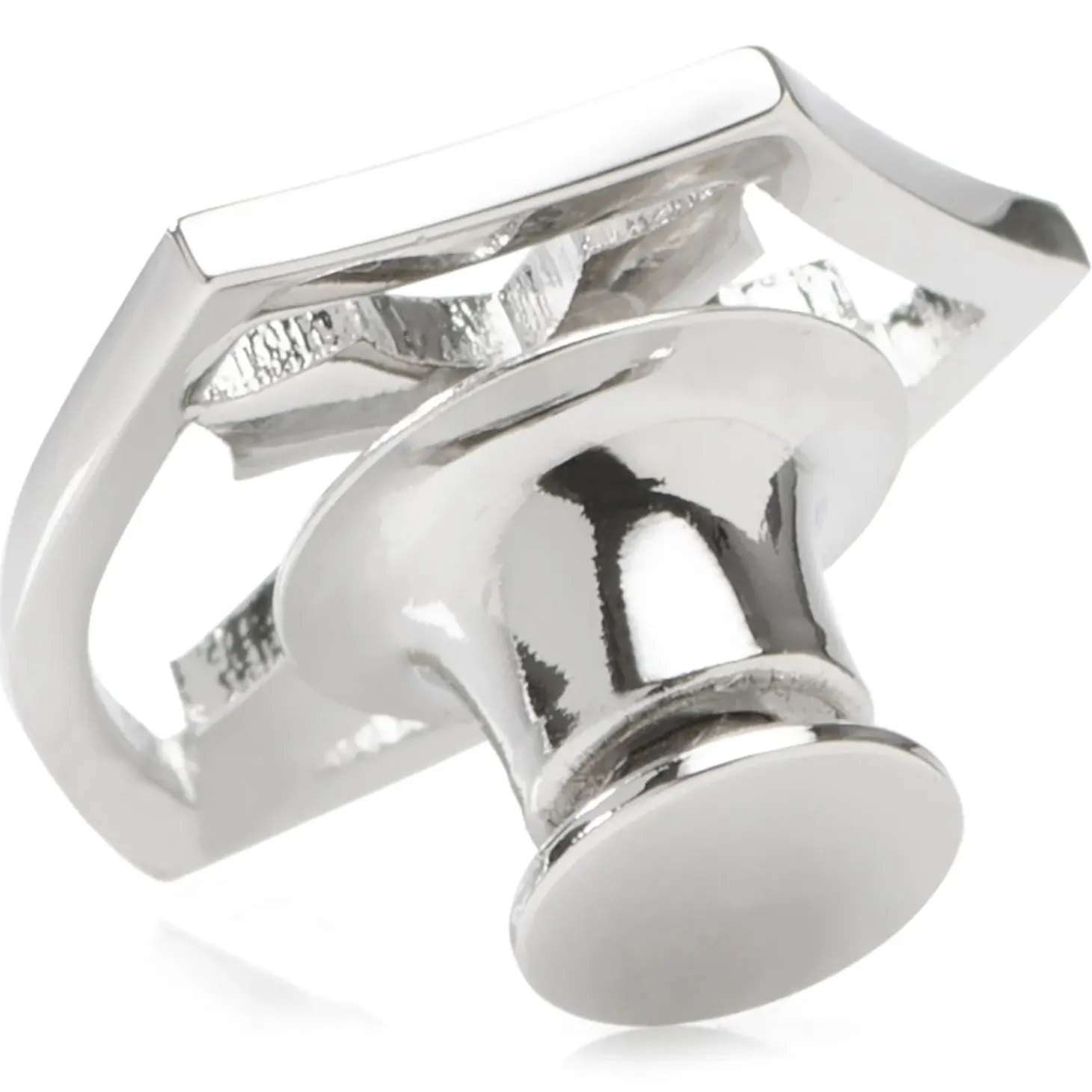 Ox and Bull Trading Co. Stainless Steel Cross Shield Lapel Pin