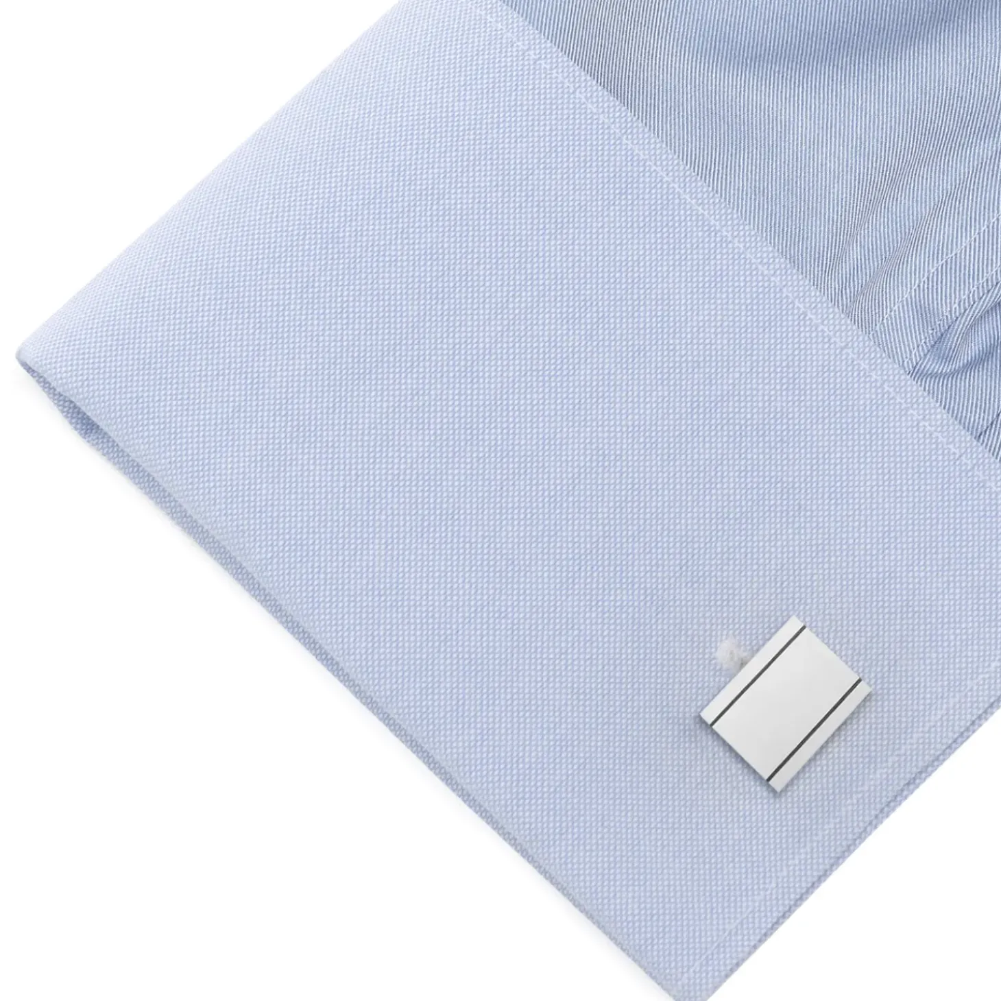 Ox and Bull Trading Co. Stainless Steel Engravable Etched Frame Cufflinks