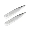 Ox and Bull Trading Co. Stainless Steel Engravable Short Collar Stays
