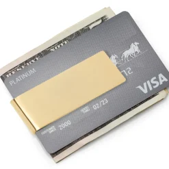 Ox and Bull Trading Co. Stainless Steel Gold Engravable Money Clip