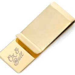 Ox and Bull Trading Co. Stainless Steel Gold Engravable Money Clip
