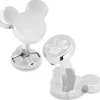 Disney Stainless Steel Mickey Mouse Silhouette Cufflinks