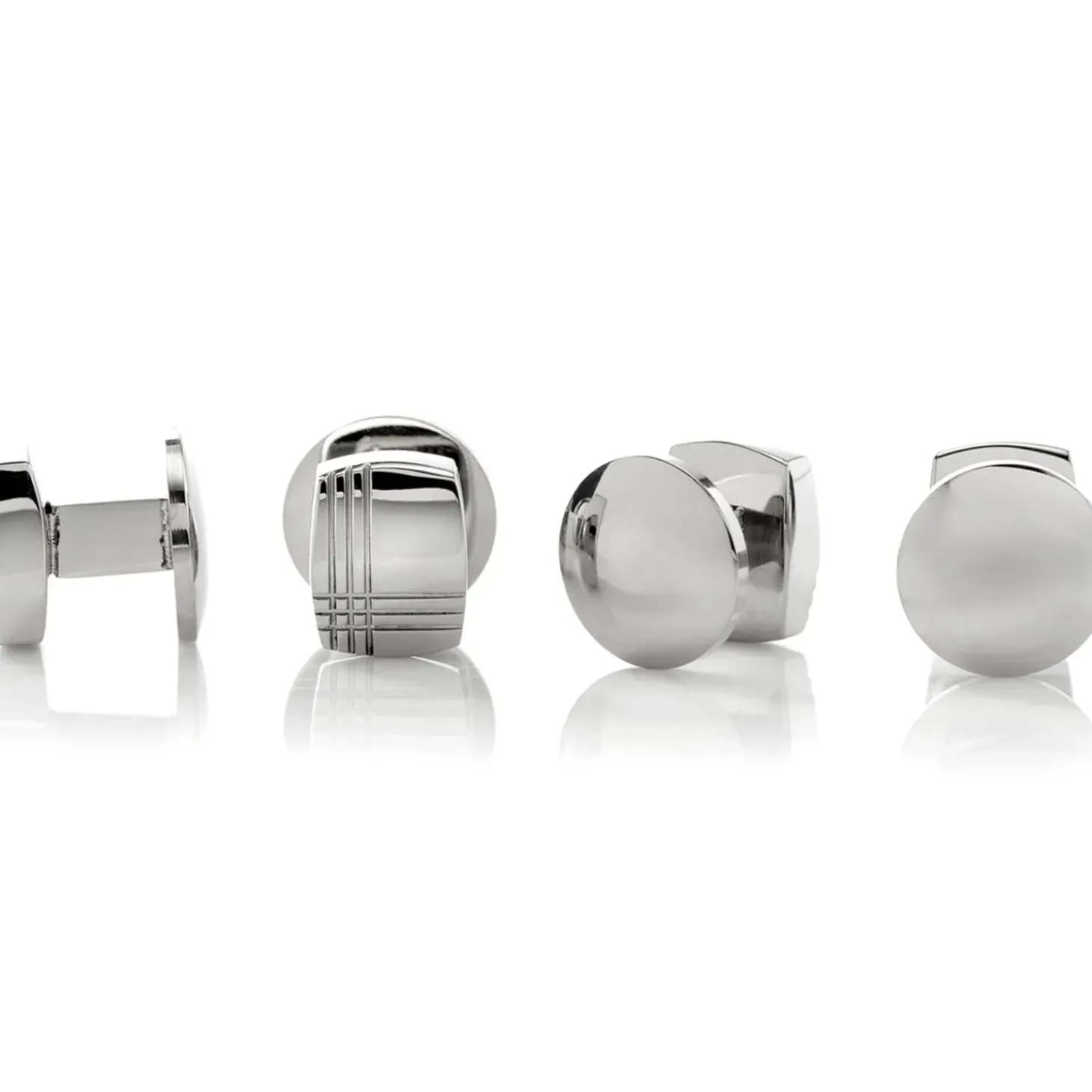 Ox and Bull Trading Co. Stainless Steel Tartan Plaid Studs