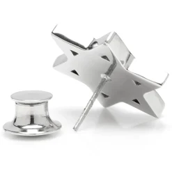 Ox and Bull Trading Co. Star of David Stainless Steel Lapel Pin