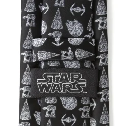 Star Wars Battle Black Men's Tie
