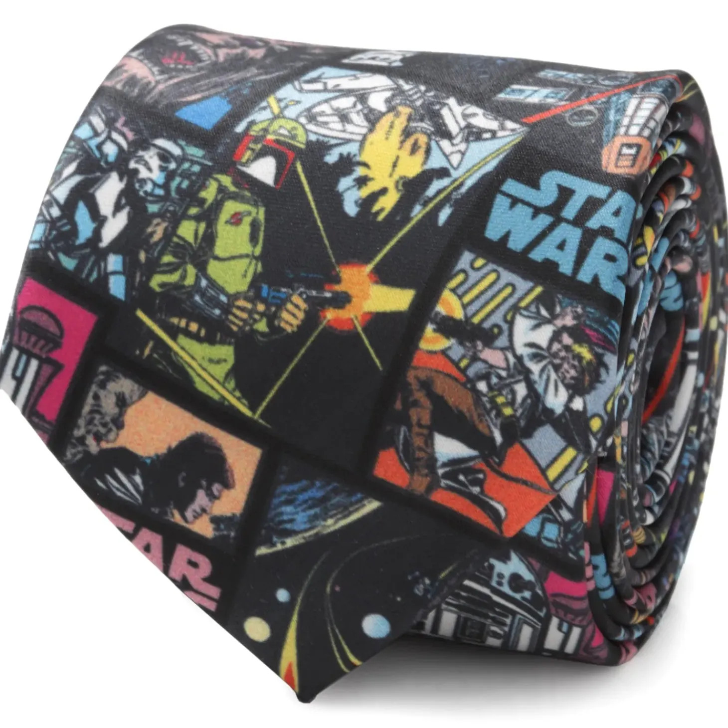 Star Wars Comic Black Men's Tie