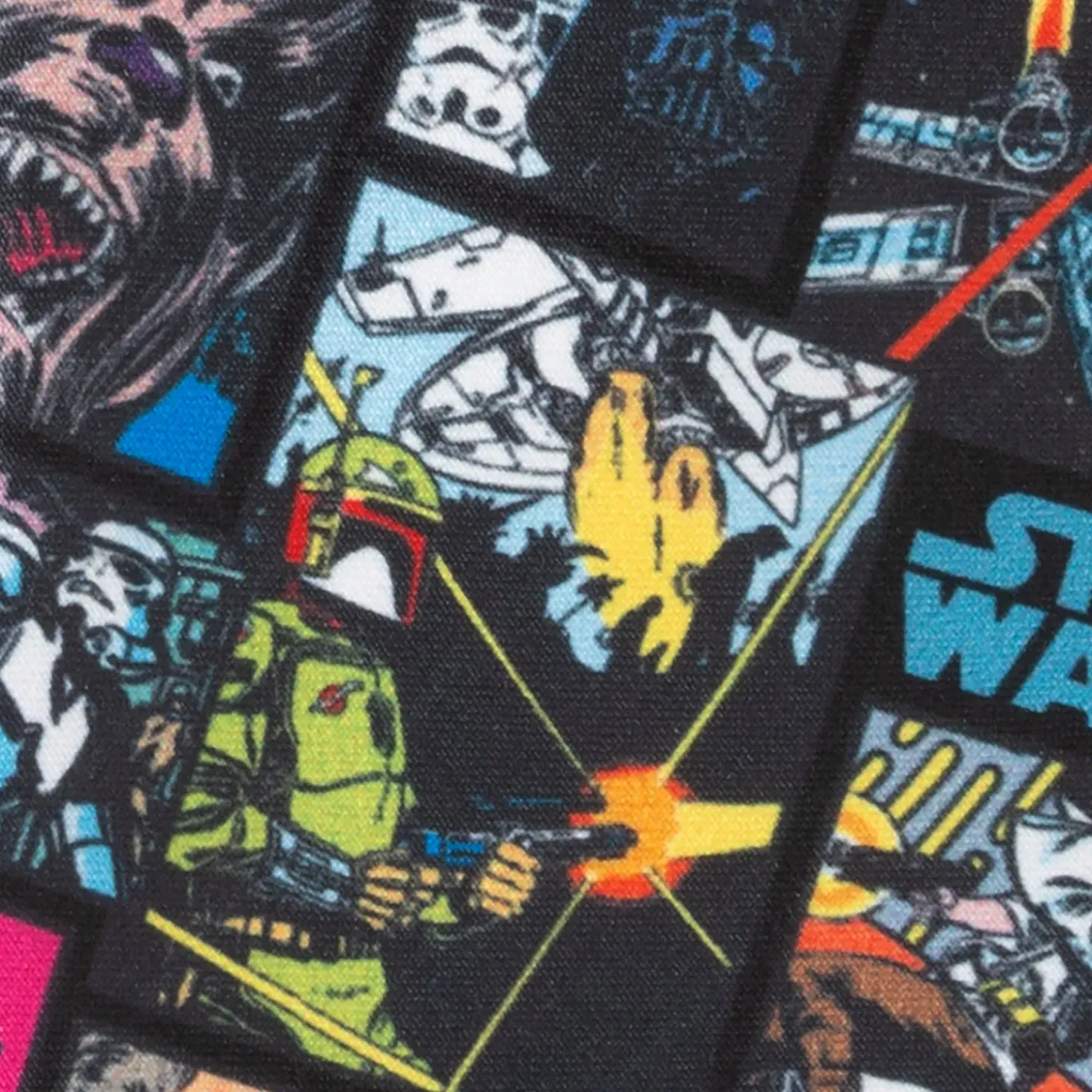 Star Wars Comic Black Men's Tie