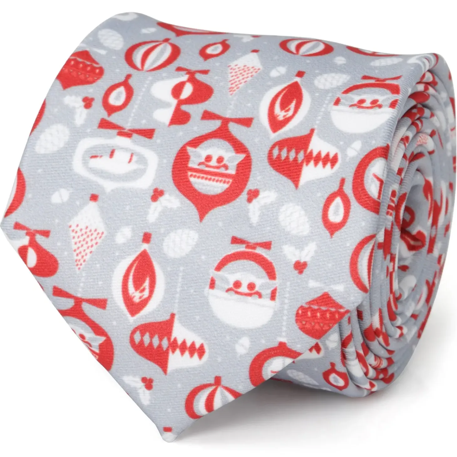 Star Wars Holiday Mando Red Men's Tie