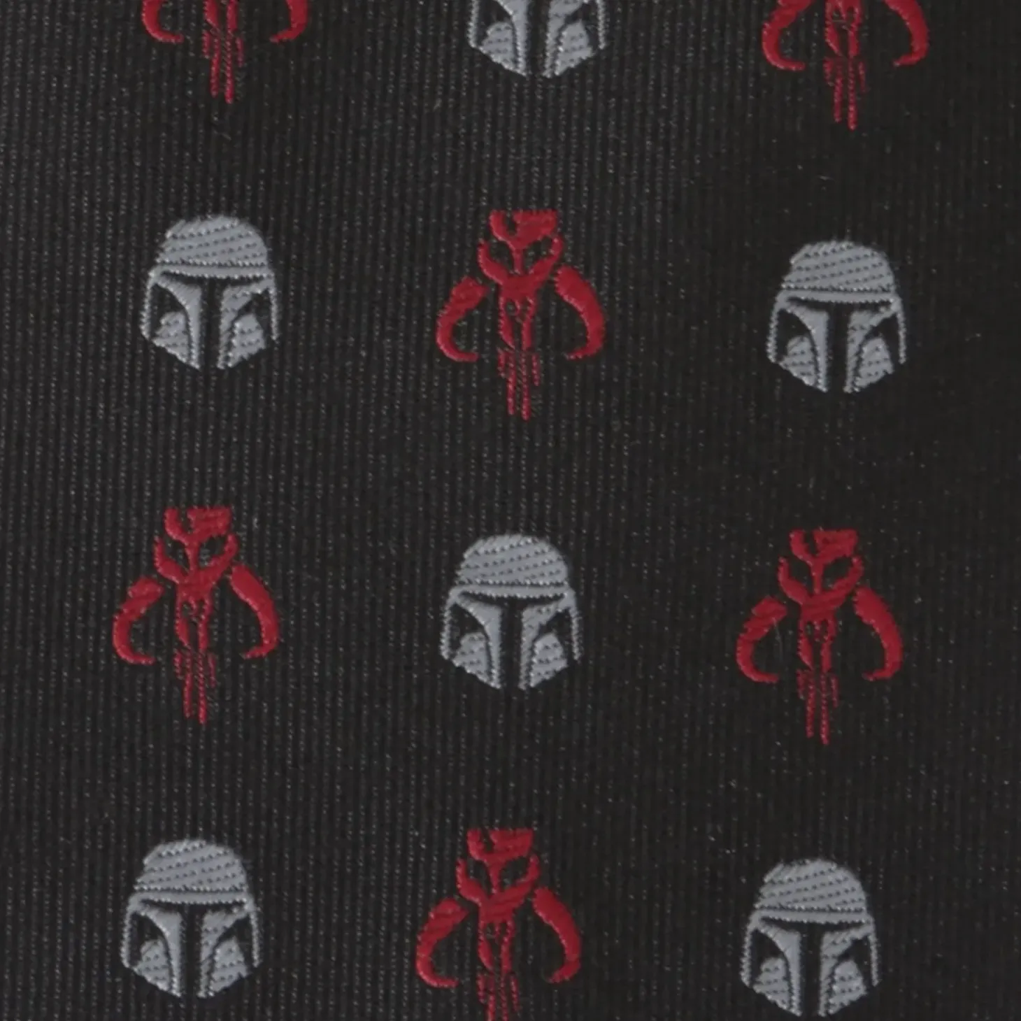 Star Wars Mando Black Red Men's Tie
