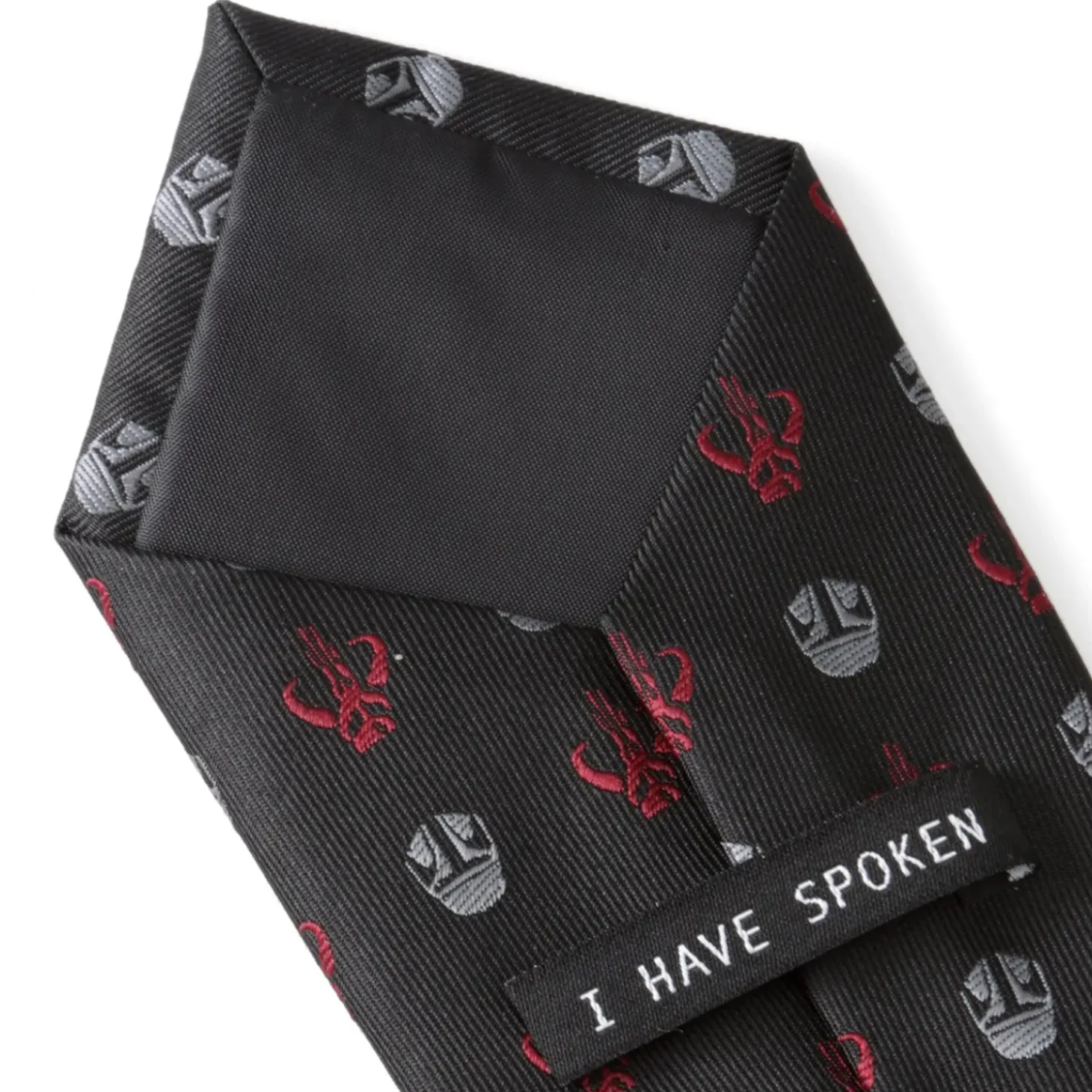 Star Wars Mando Black Red Men's Tie