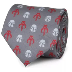Star Wars Mando Gray Men's Tie