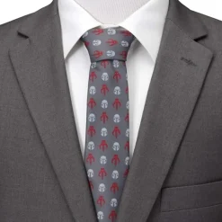 Star Wars Mando Gray Men's Tie
