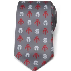 Star Wars Mando Gray Men's Tie