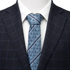 Star Wars Mando Navy Stripe Men's Tie
