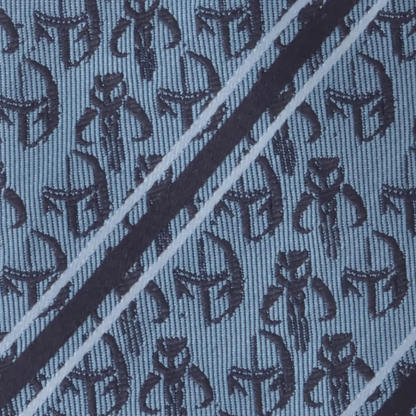 Star Wars Mando Navy Stripe Men's Tie