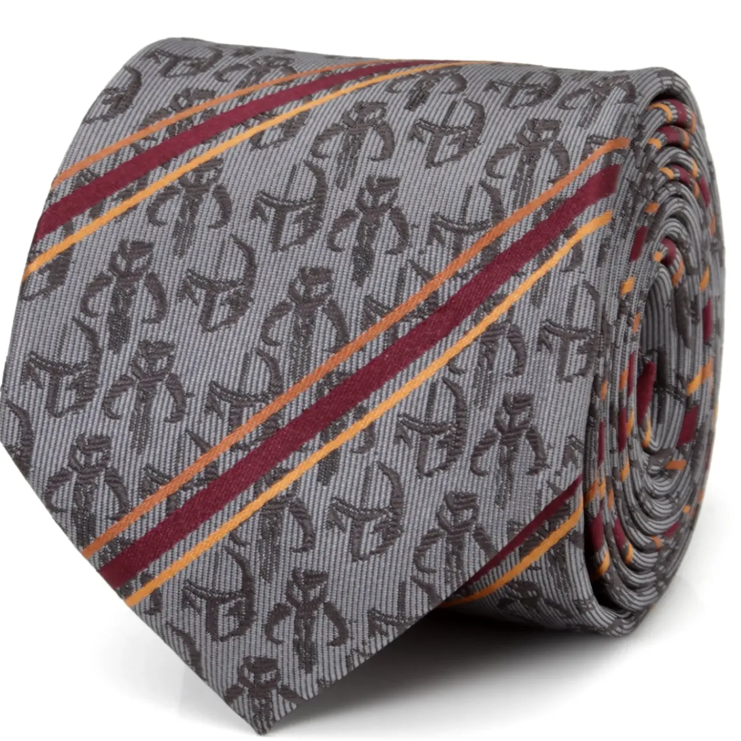 Star Wars Mando Stripe Gray Men's Tie