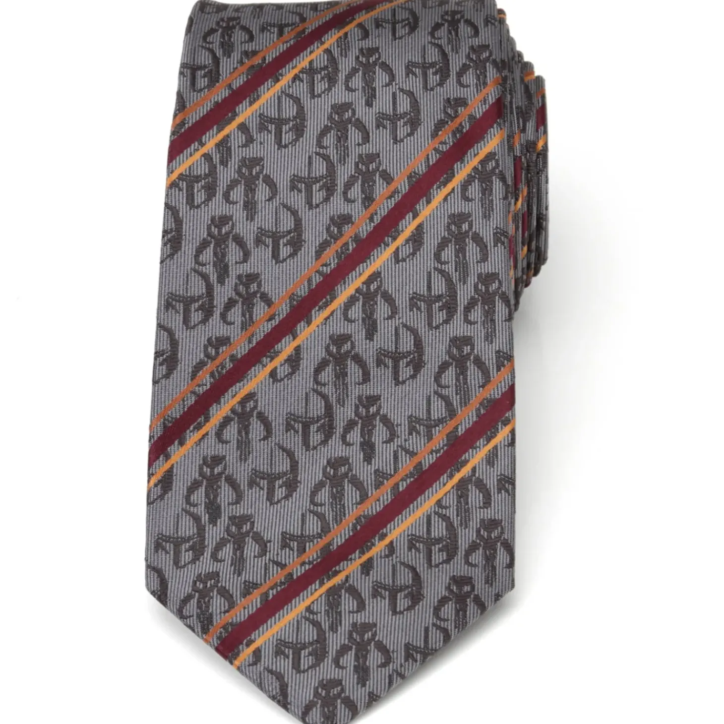 Star Wars Mando Stripe Gray Men's Tie