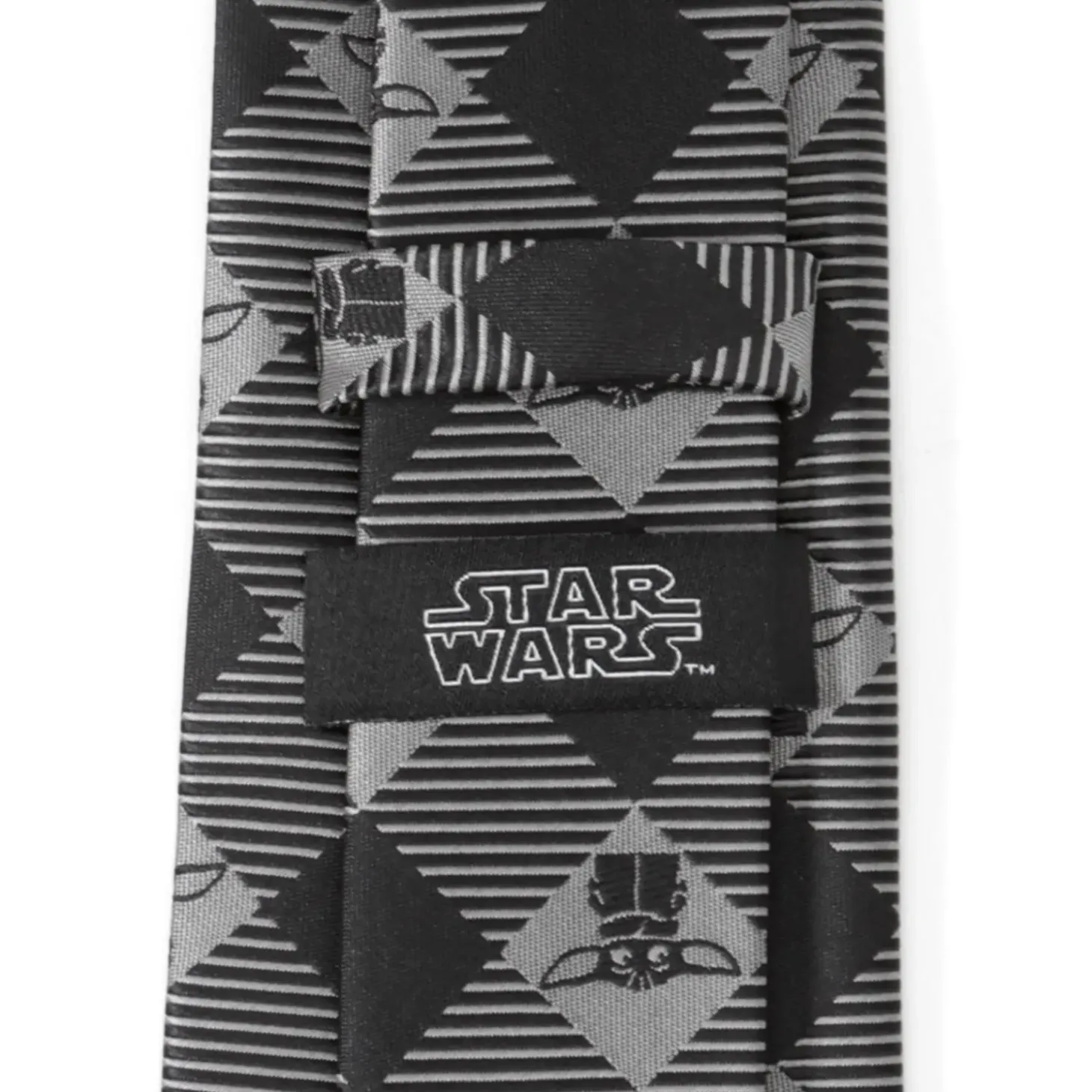 Star Wars The Child Check Black Men's Tie
