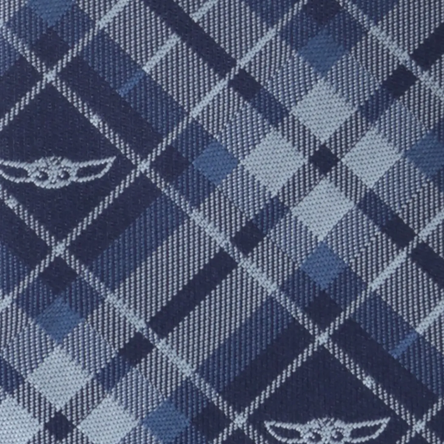 Star Wars The Child Plaid Blue Men's Tie