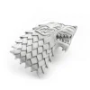 Game of Thrones Stark Direwolf Antiqued Lapel Pin