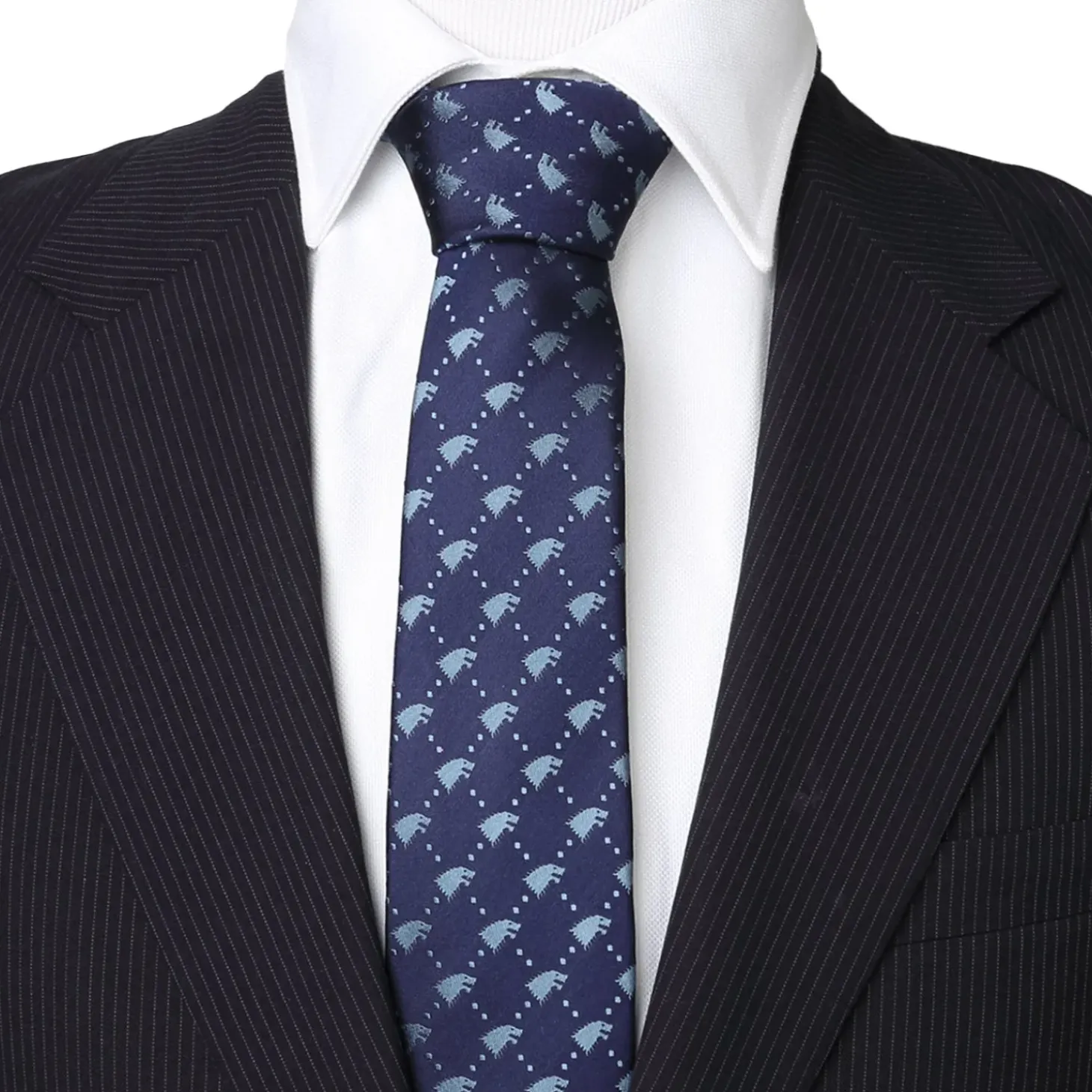 Game of Thrones Stark Direwolf Men's Tie