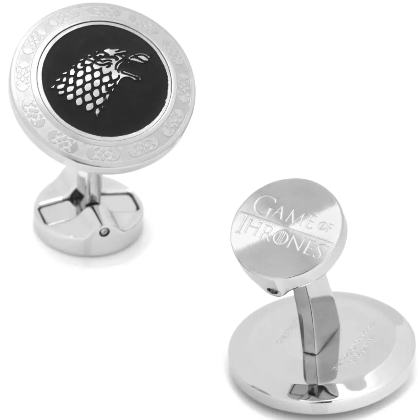Game of Thrones Stark Filigree Stainless Steel Cufflinks