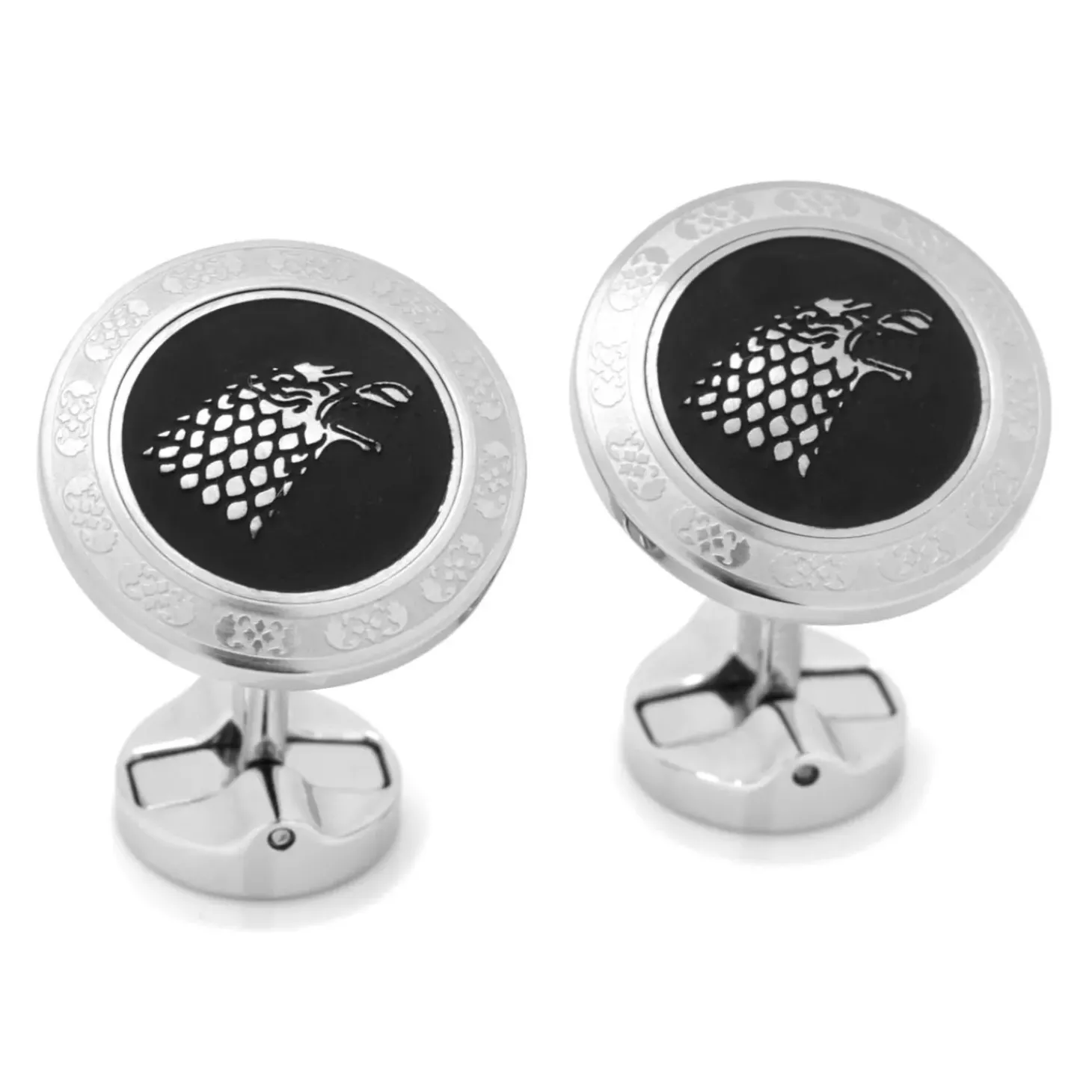 Game of Thrones Stark Filigree Stainless Steel Cufflinks