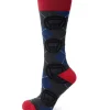 Marvel Star-Lord Charcoal Argyle Men's Socks