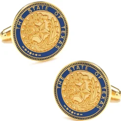 Cufflinks, Inc. State of Texas Seal Cufflinks