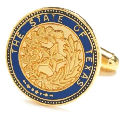 Cufflinks, Inc. State of Texas Seal Cufflinks