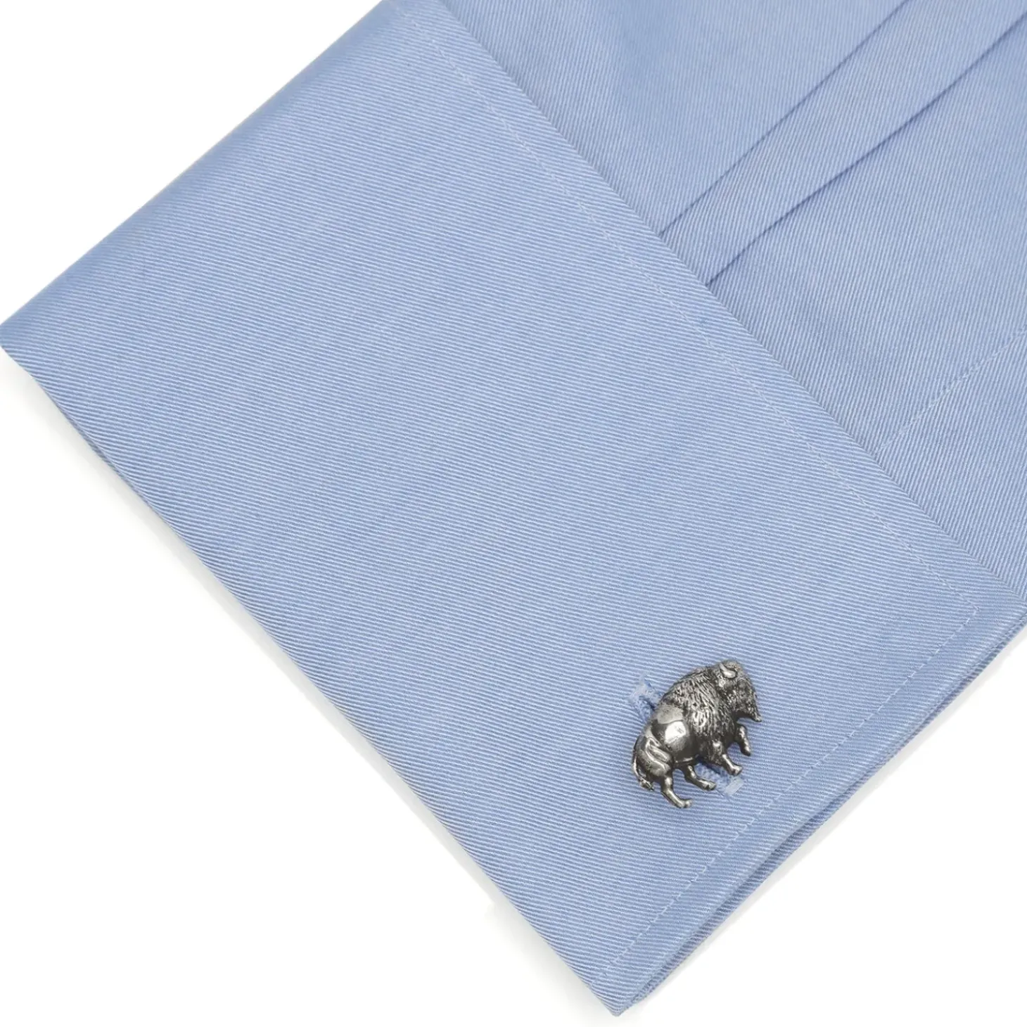 Max Lang Sterling Buffalo Cufflinks