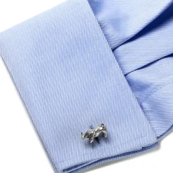 Ox and Bull Trading Co. Sterling Bull and Bear Cufflinks