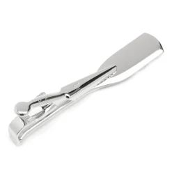 Jan Leslie Sterling Crew Oar Chevron Pattern Tie Bar