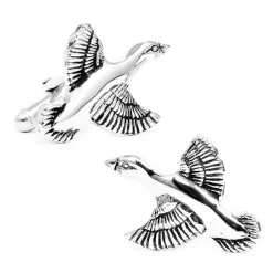 Max Lang Sterling Duck Cufflinks