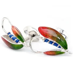 Deakin & Francis Sterling Fly Fishing Flies Cufflinks