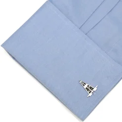 Max Lang Sterling Oil Derrick Cufflinks