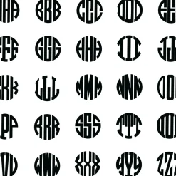 Max Lang Sterling Personalized Signet Monogram Cufflinks
