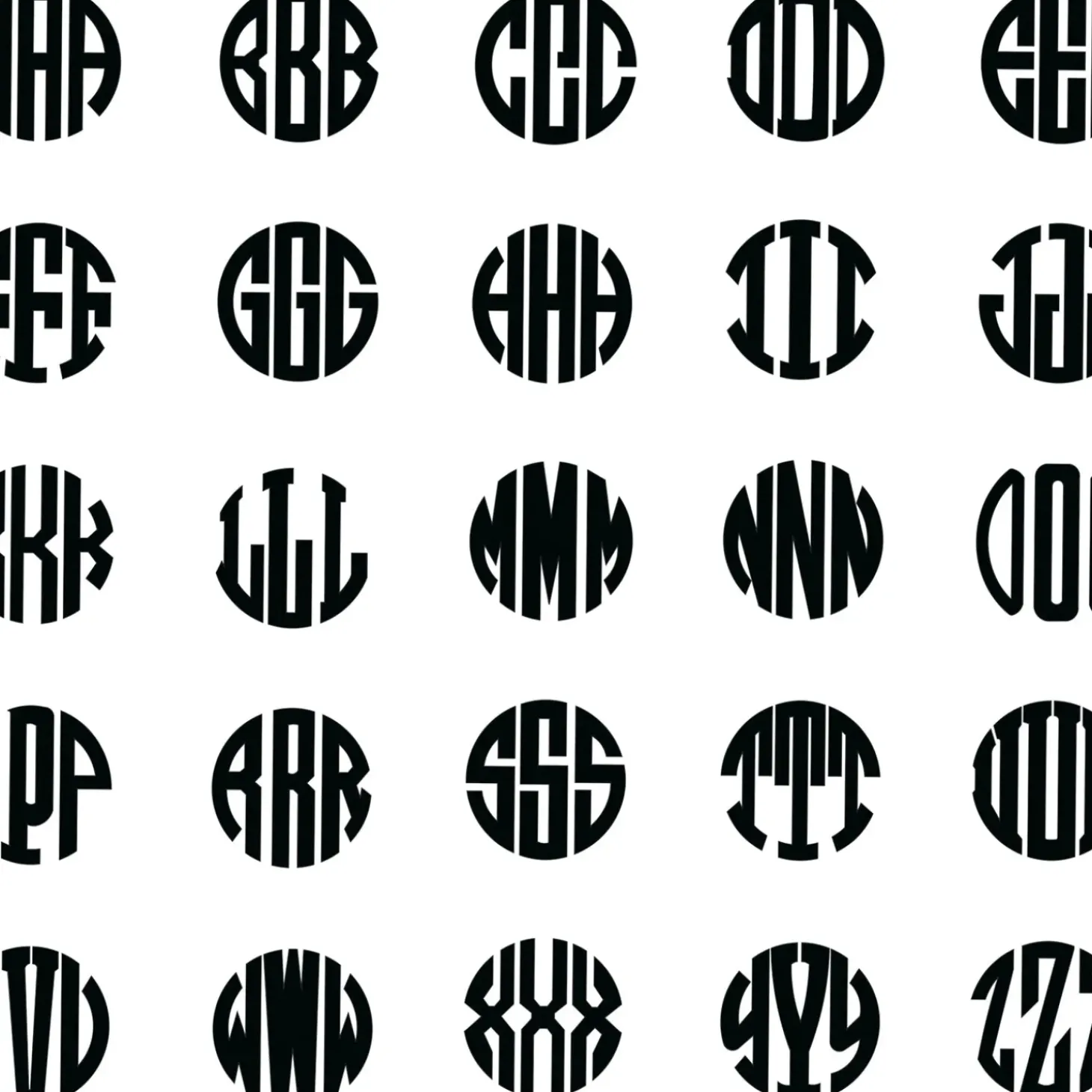 Max Lang Sterling Personalized Signet Monogram Cufflinks