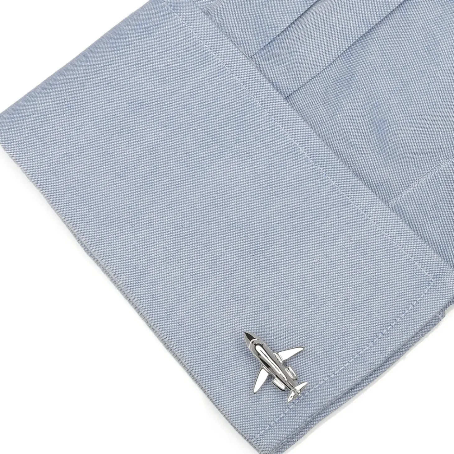 Ox and Bull Trading Co. Sterling Private Jet Cufflinks