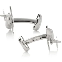 Ox and Bull Trading Co. Sterling Private Jet Cufflinks