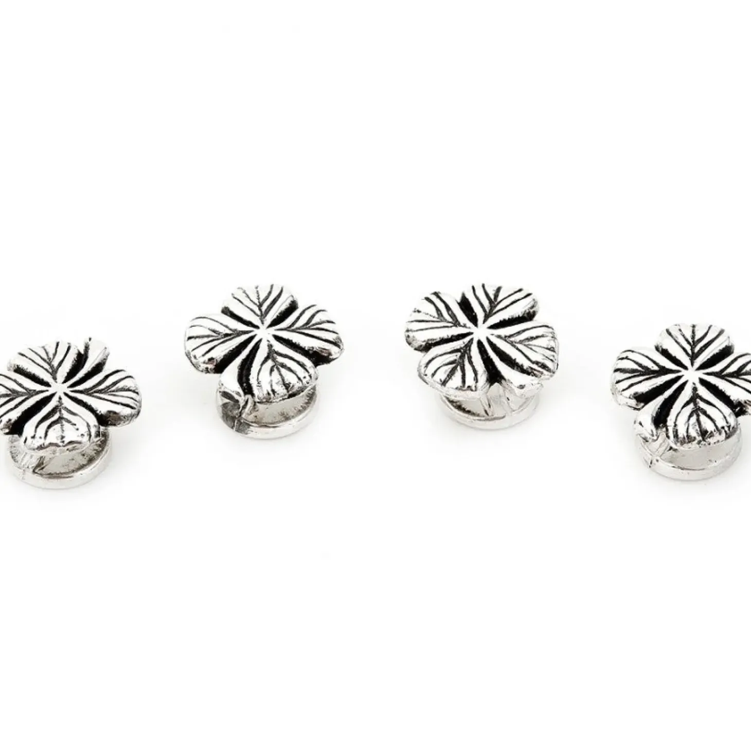 Max Lang Sterling Shamrock Tuxedo Studs