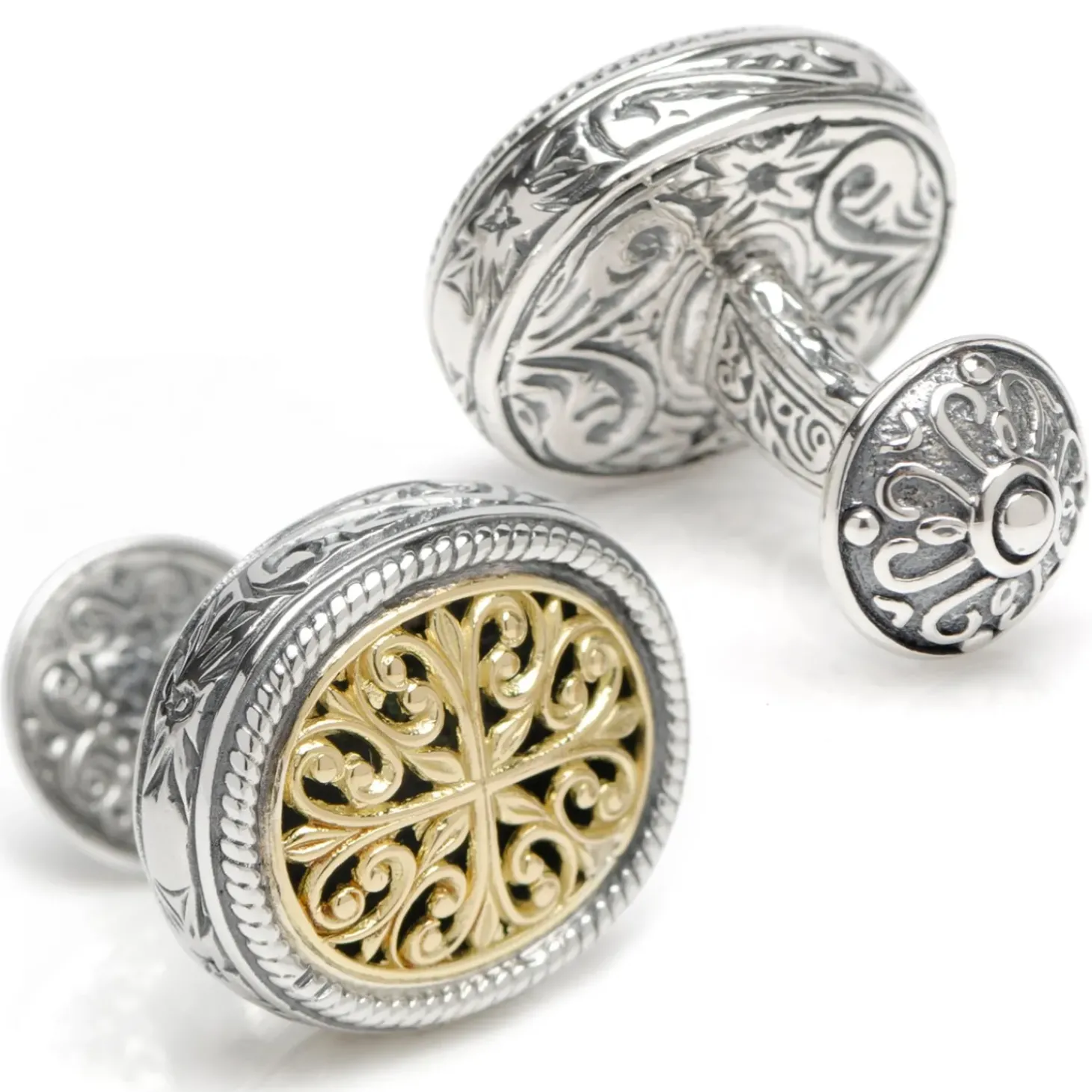 Konstantino Sterling Silver 18 karat Cufflinks
