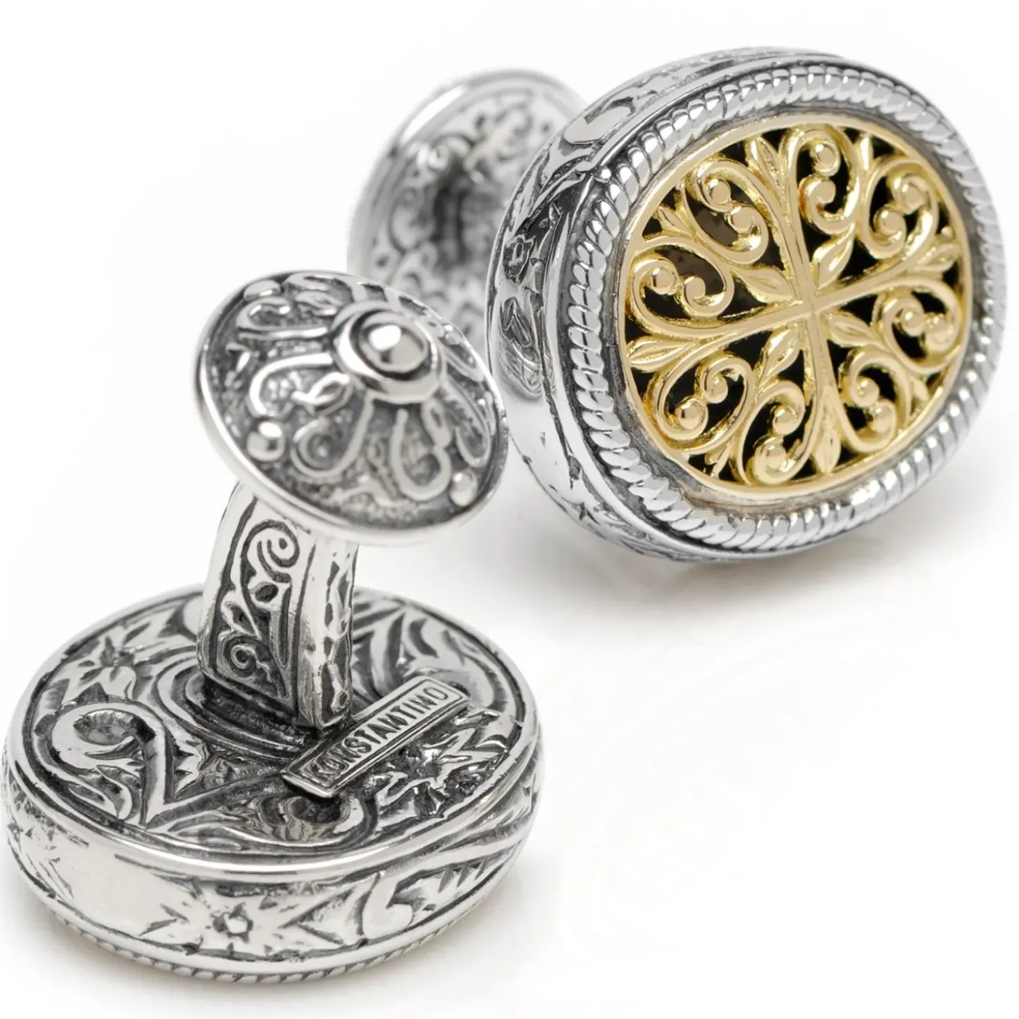Konstantino Sterling Silver 18 karat Cufflinks