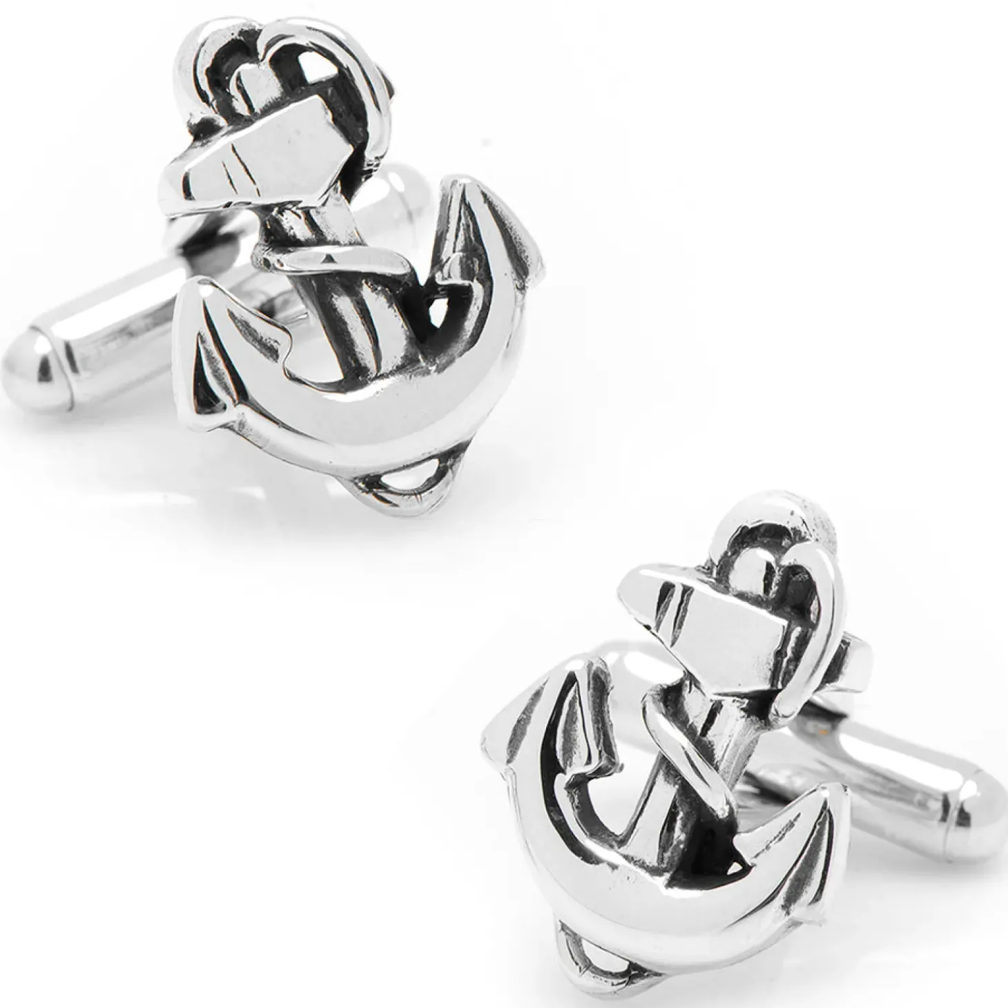 Max Lang Sterling Silver Anchor Cufflinks