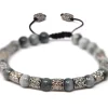 Armenta Sterling Silver Beaded Eagle Eye Bracelet