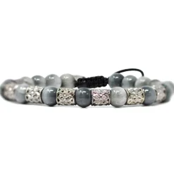 Armenta Sterling Silver Beaded Eagle Eye Bracelet