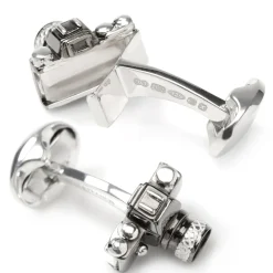 Deakin & Francis Sterling Silver Camera Cufflinks