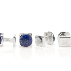 Ox and Bull Trading Co. Sterling Silver Classic Formal Lapis Studs