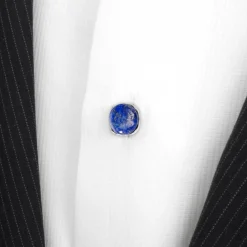 Ox and Bull Trading Co. Sterling Silver Classic Formal Lapis Studs