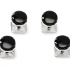 Ox and Bull Trading Co. Sterling Silver Classic Formal Black Onyx Studs